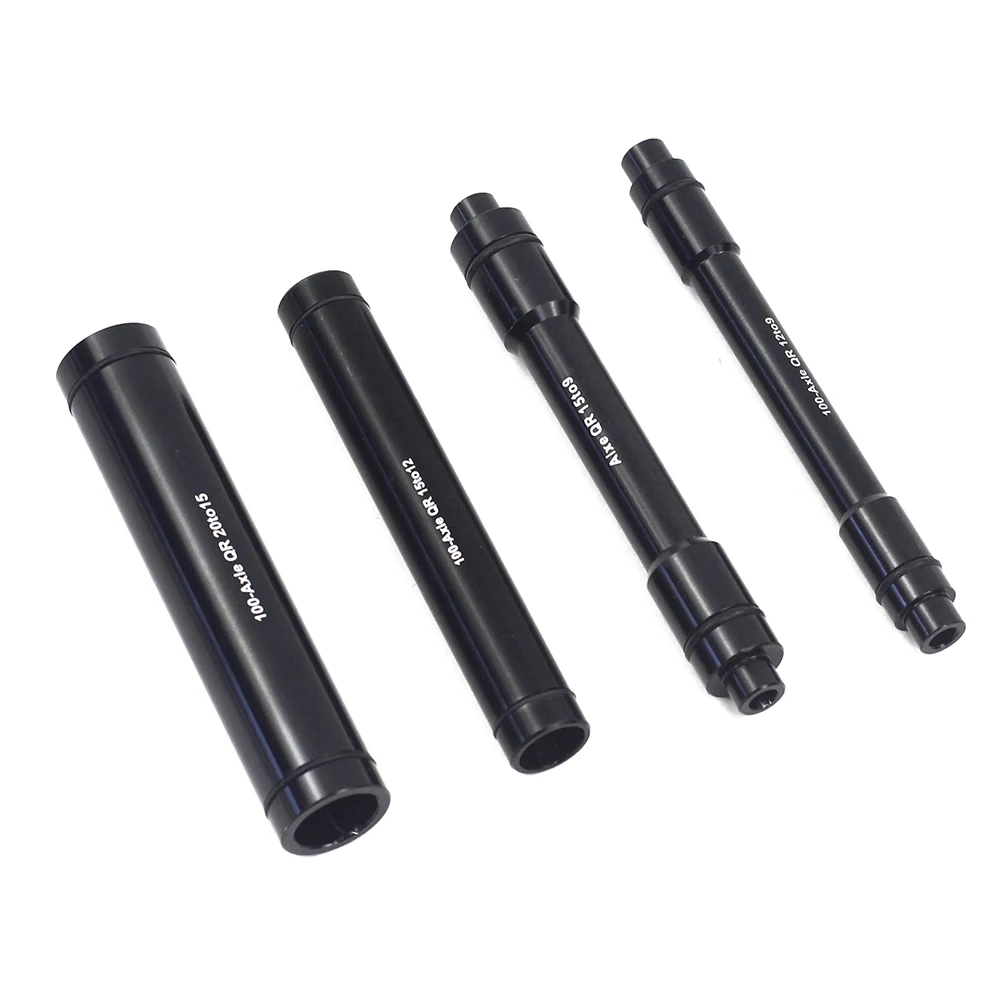 SILVEROCK MTB Bike Hub Thru Axle Conversion M12 M15 to 9mm QR Quick Release M20 M15 Front Wheel Frame Shaft Adapter Tools