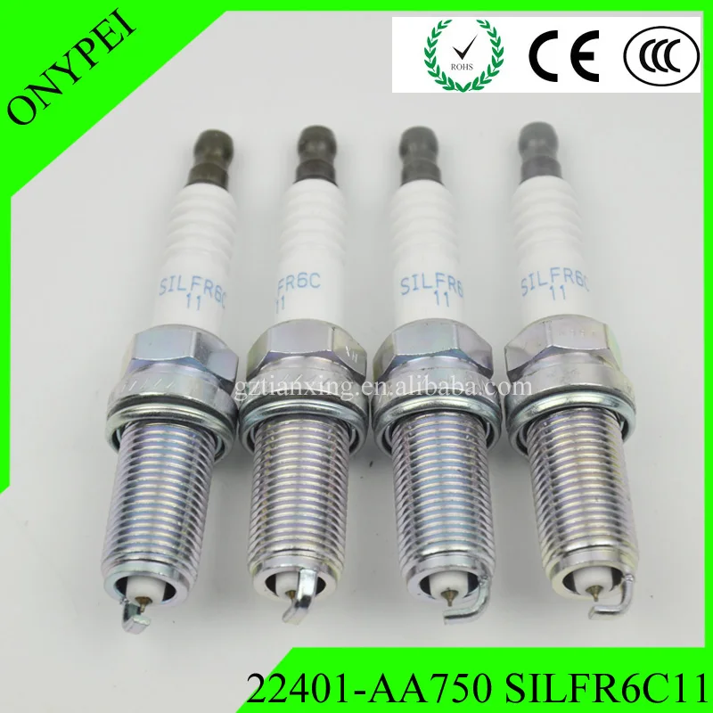 Free shipping Auto Parts Spark Plug 22401-AA750 SILFR6C11 For Subaru 22401 AA750 SILFR6C 11 22401AA750 | Автомобили и мотоциклы