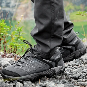 

CAMEL Hiking Shoes Men Breathable Plus Sports shoes size Men Sneakers Lightweight Low Top for Outdoor Trailing Trekking Walking
