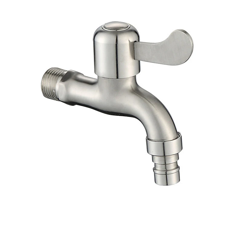 Stainless Steel SUS304 Faucet for Bathroom Washing Machine Faucet Wall Bib Tap Washing Machine Water Pipe Accessories