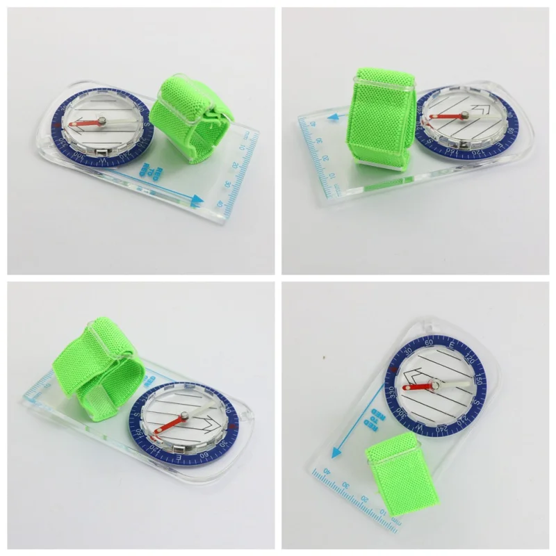 Outdoor Professional Thumb Compass Portable Mini Elite Competition Orienteering Compass Map Scale Compass