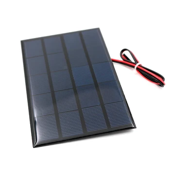 

2W 5V 400ma Solar Panel Charger Pane Fast DIY Outdoor Battery Charger Polysilicon Portable Solar Cells Travel Tablet Generator