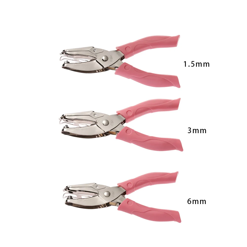 Mini Heart Circle Shape Hole Punch Metal Single Hole Paper Cutter Binding Stationery Scrapbook Hand Tool Office Supplies 1PC paper cutter hole punching tools circle hole punch