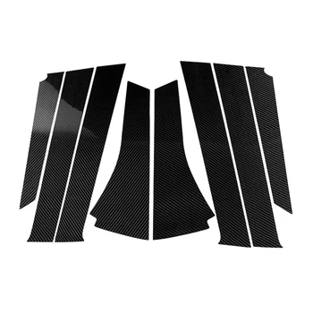 

Accessories Window Pillar cover Wear-resistant Carbon Fiber Black Trim