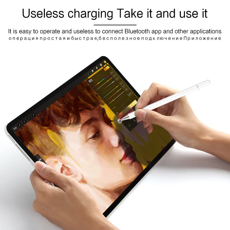 Capacitive Stylus Touch Screen Pen Universal for Samsung Galaxy Tab A 10.1" 2019 SM-T510/T515 Tab S5E SM-T720 S6 lite tablet Pen-1