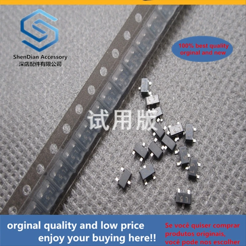 50 шт. лучшее качество SMD транзистор L6 L7 шелкография 2SC1623 SOT23 0.1A 50 в NPN