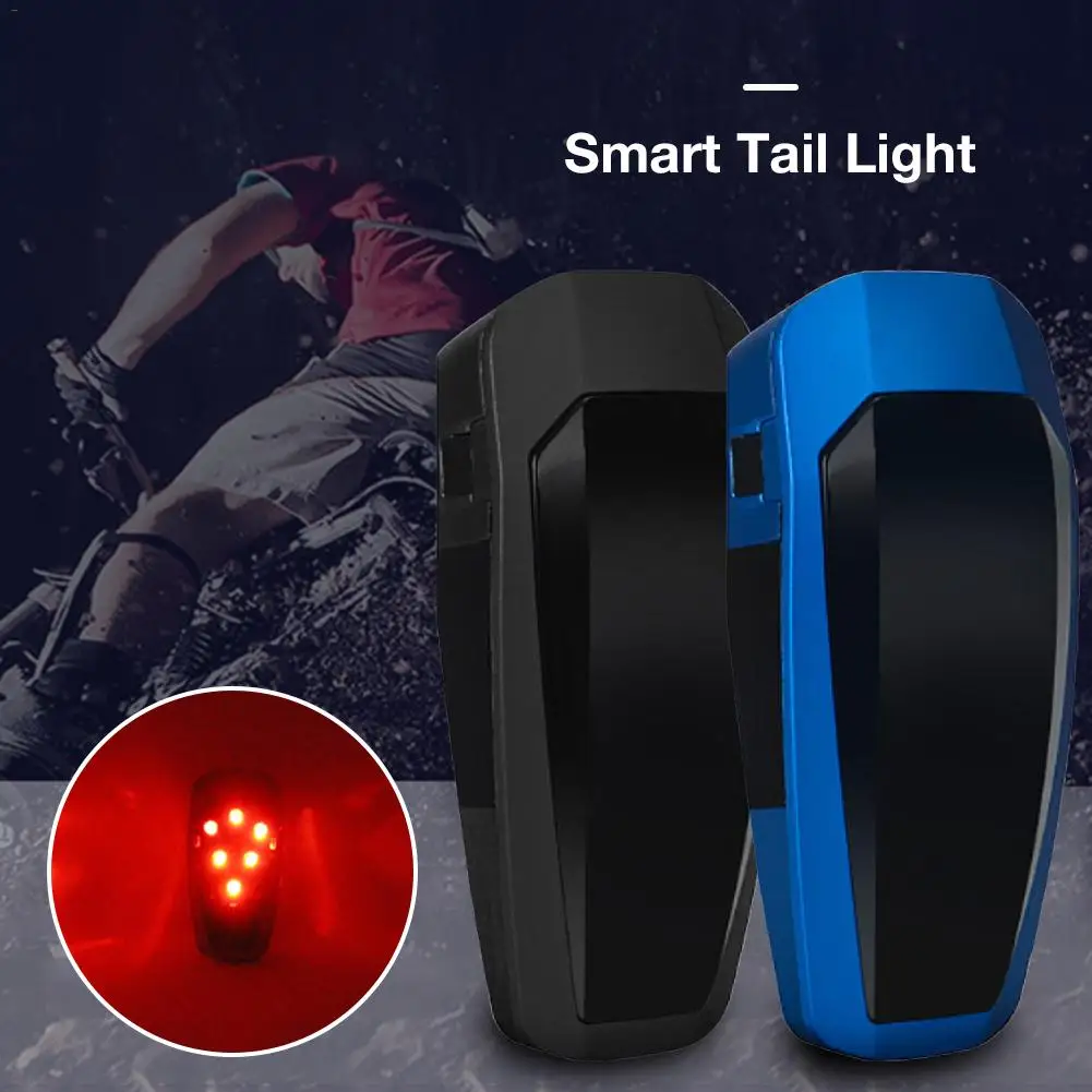 Smart Bicycle Light USB Charge Led Bike Light Flash Tail Rear Bicycle Lights for Mountains Bike Seatpost Warning Taillights