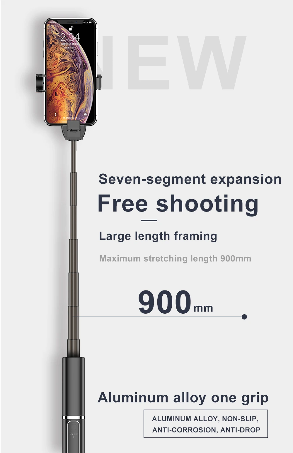 Скрытый штатив селфи палка для samsung Xiaomi huawei селфи палка Bluetooth 90 см стрейч селфи палка Штатив для iPhone Xs/8