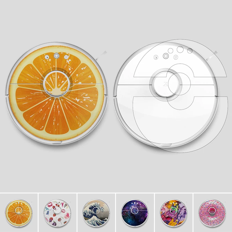 PVC Sticker Decal For Xiaomi 2 Generation/Stone Vacuum Cleaner Accessory Useful