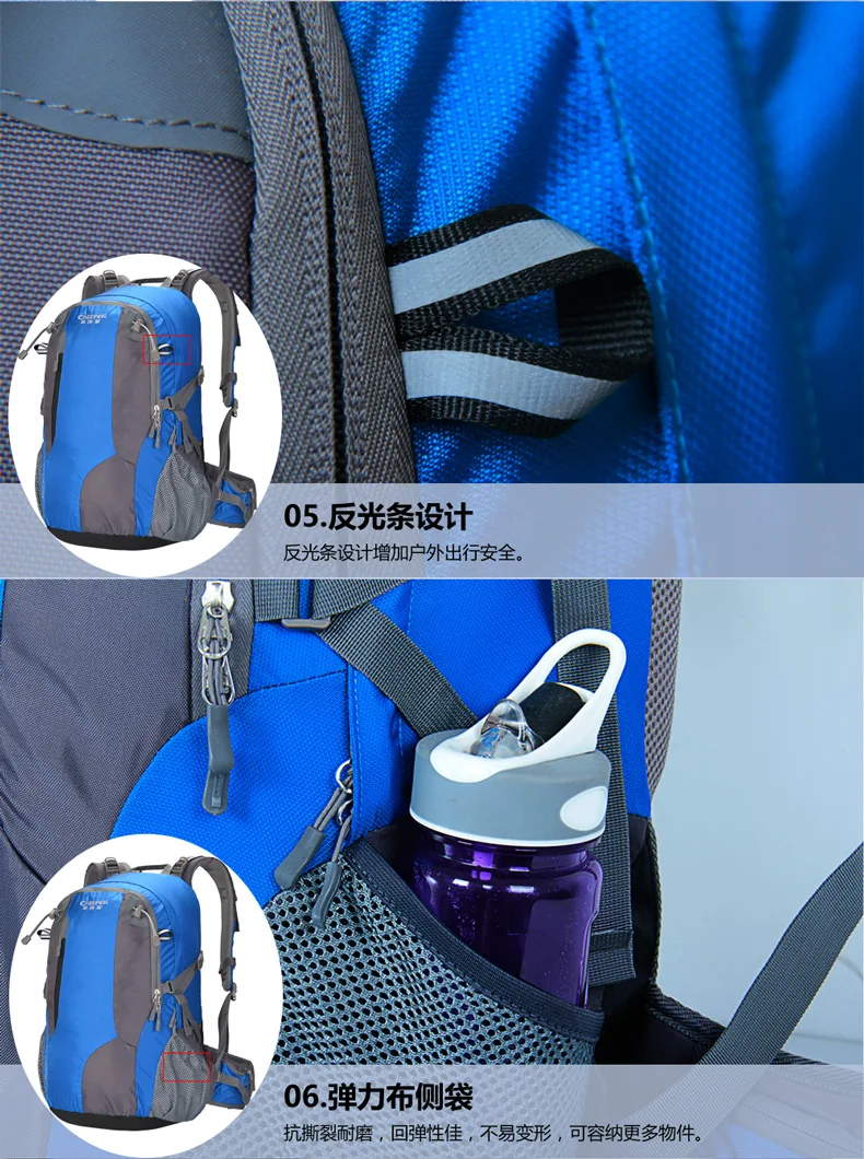 Creeper 40L профессиональный водонепроницаемый рюкзак для спорта на открытом воздухе альпинистский Кемпинг походный рюкзак для горного туризма сумка