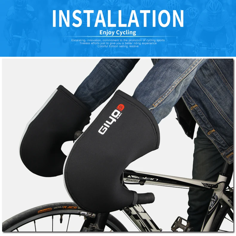 GIYO Winter Thermal Mountain Road Cycling Bike Bicycle Bar Mitts
