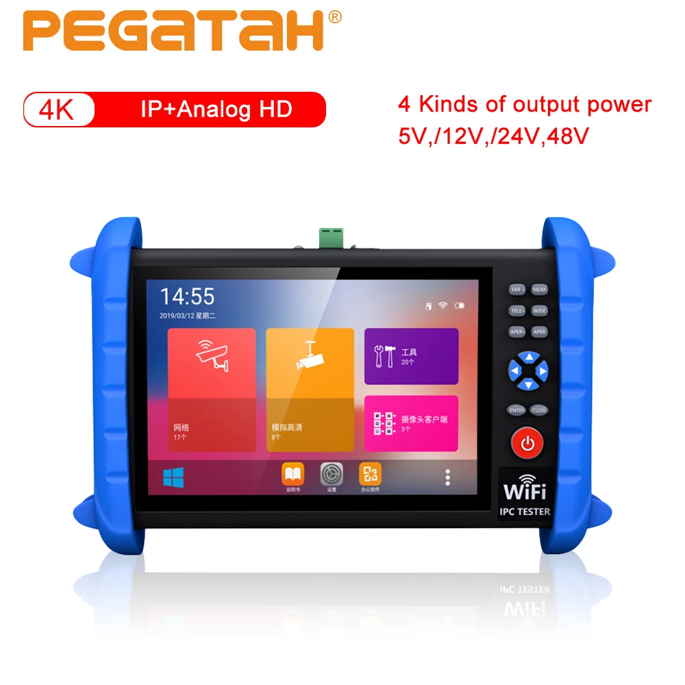 4K HD CCTV тестер 8MP IP камера с портом POE HDMI Out монитор многофункциональный AHD CVI TVI CVBS SDI