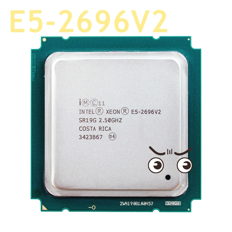 Процессор Intel Xeon E5 2696v2 б/у процессор 2696 V2 2 5 ГГц 12 ядер 24 потока 30 м 115 Вт LGA 2011