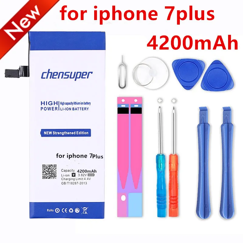 Chensuper 4200 мАч батарея для Apple iphone 7 Plus iphone7 plus 7G батареи|battery for|4000mah batteryiphone battery |