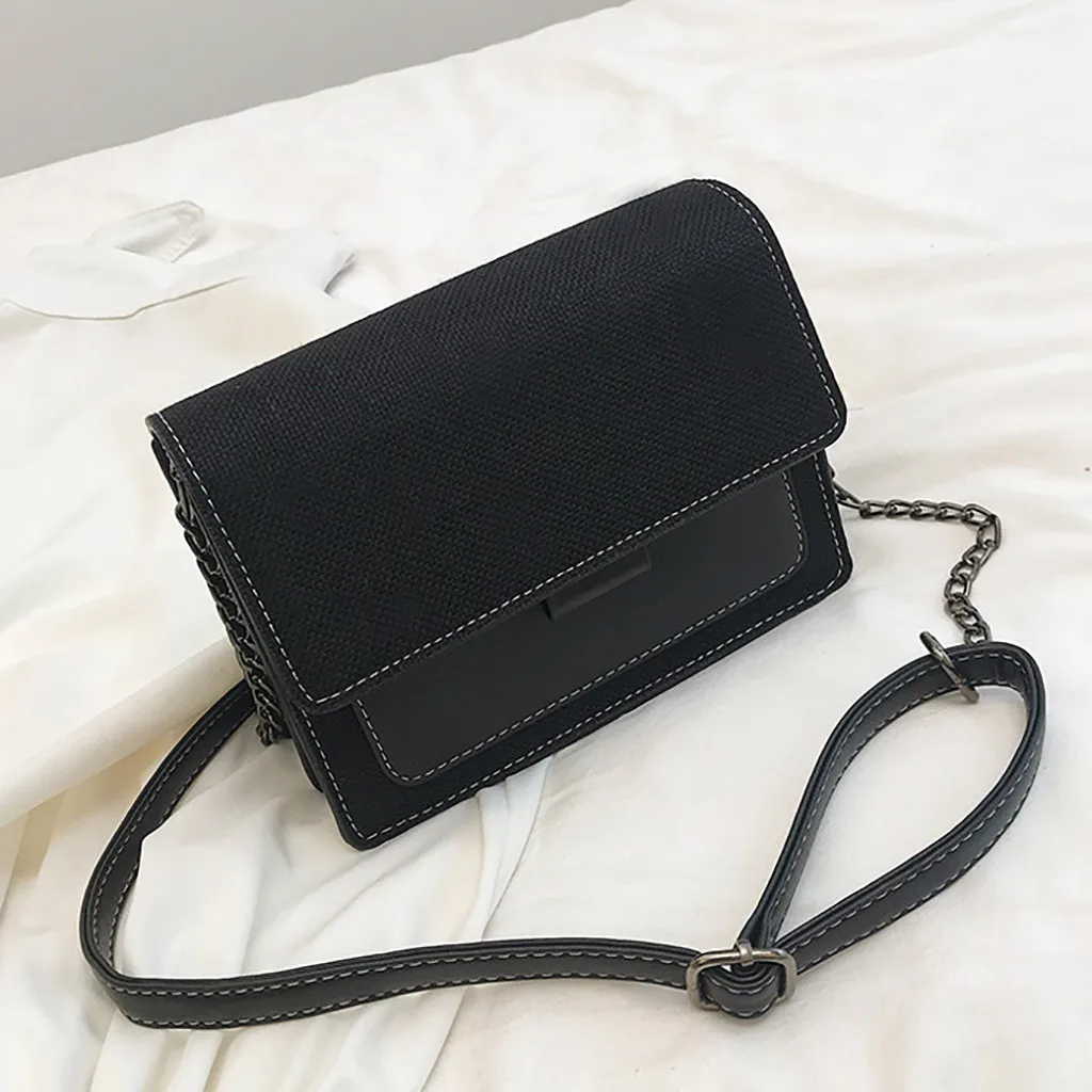 Женская маленькая сумка-мессенджер, мини-сумка на плечо, женская модная сумка-портмоне с клапаном, Лоскутная Повседневная сумка на плечо
