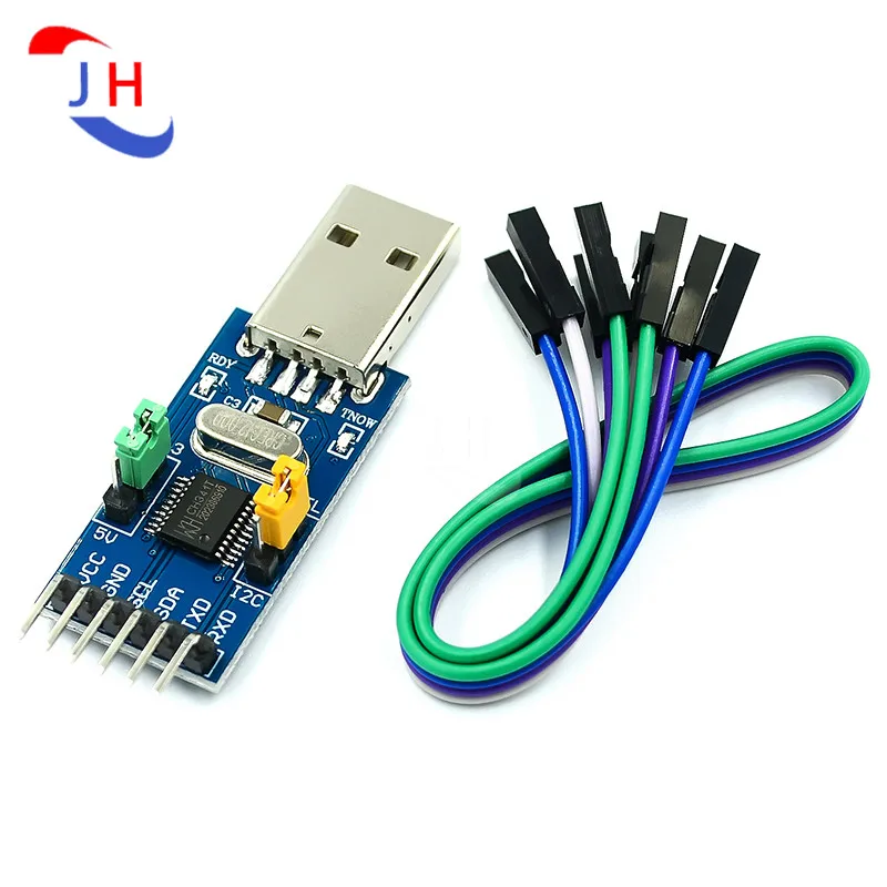 2-в-1 модуль CH341T CH341 от USB К I2C IIC UART к TTL MCU последовательному порту загрузчика 1 шт. |