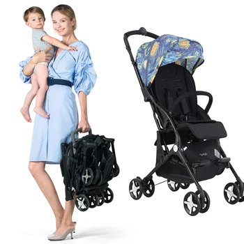 

6 KG Mini Pocket Baby Stroller Lightweight Stroller Portable Baby Carriage Folding Traveling Airplane Stroller Can Sit And Lay