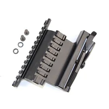 Тактическая Винтовка АК серия боковое Крепление Рельс Пикатинни AK47 AK74 страйкбол Вивер рельс Быстрый QD 20 мм двухсторонний охотничий кронштейн крепление