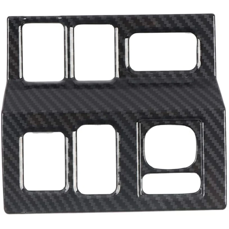 Carbon Fiber Center Console Switch Cover Frame Decor Trim Car Interior Accessories for Toyota Crewmax 2014-2019 | Автомобили и