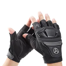 Обшивки перчатки мотоциклетные перчатки половина пальцев Защита летние перчатки