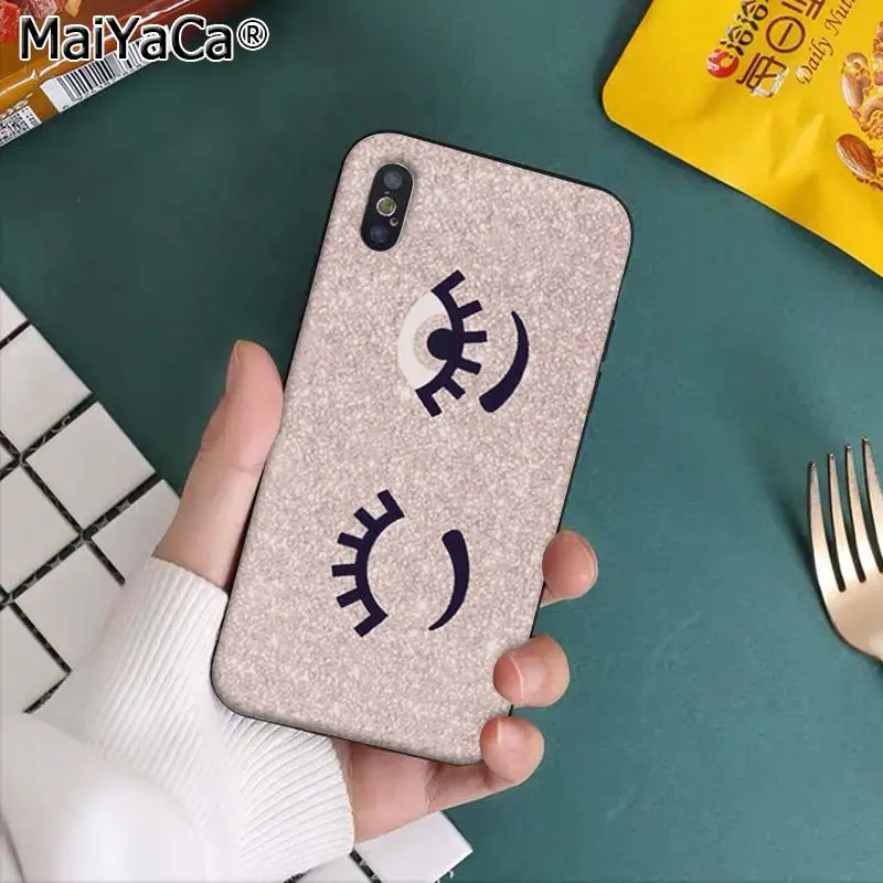 A13 MaiYaCa большие ресницы Coque Shell чехол для телефона Apple iphone 11 pro 8 7 66S Plus X XS MAX 5s SE XR чехлы - Цвет: A13