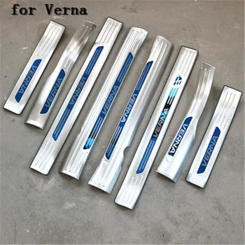 

Scuff Plate/Door Sill Door Sill Rear Bumper Protector Sill for Hyundai Solaris Verna i25 Grand Avega i25 2017-2019 Car styling