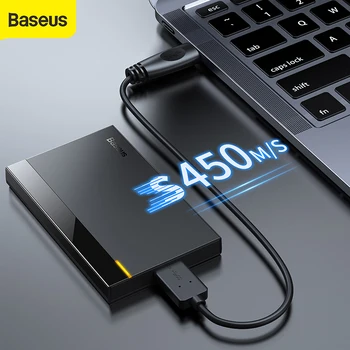 

Baseus HDD Case 2.5 SATA to USB 3.0 Adapter Hard Type C 3.1Disk HDD Box Disk Case HDD Enclosure for SSD Case HDD Docking Station