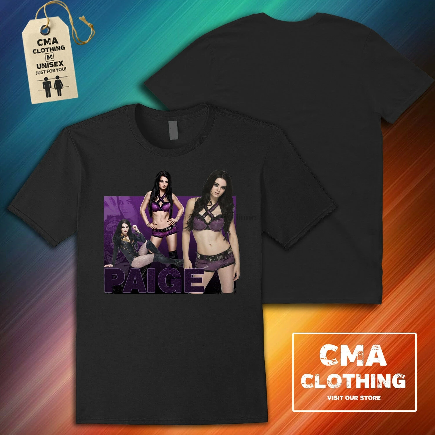 Футболка Paige Fighting With My family Diva Woman Wrestler Homage Graphic Cma138 | Мужская одежда