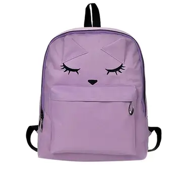 

New Ladies Bag Squint Fox Backpack Simple Large Capacity Bag Student Backpack Travel Bag рюкзак рюкзак женский Dropship Y12.30