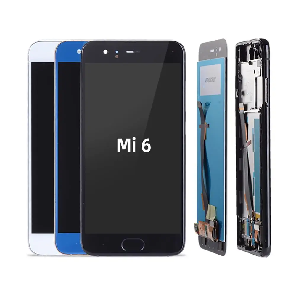 

Fingerprint Module for Xiaomi Mi6 Screen 10-touches Display for Xiaomi Mi 6 LCD Original Mi6 Screen Ksiomi Xiomi