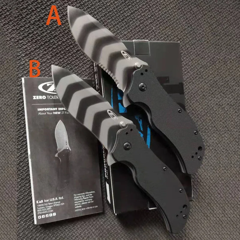 Высокое качество ZT0350 тактический карманный G10 ручка S30V лезвие для кемпинга охоты складные ножи выживания универсальный нож, инструмент для повседневного использования