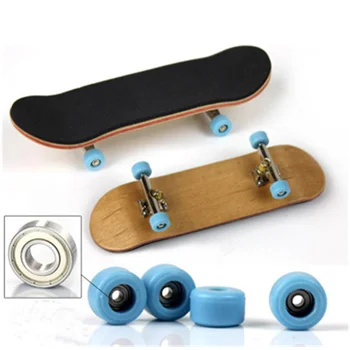 

Wooden Mini Fingerboard Maple SkateBoard Professional Finger Skate Set Christmas Gift for Car Board