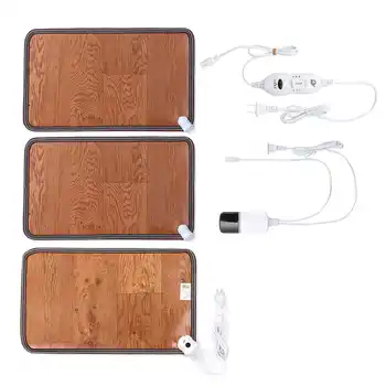 

Adjustable Leather Heating Foot Mat Warmer Electric Heating Pads Feet Leg Warmer Carpet Thermostat Warming Tools Home Office