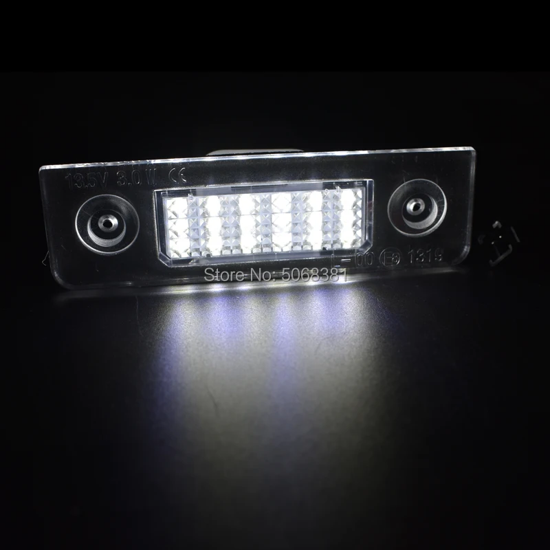 2 шт. светодиодные номерные знаки номер для VW Skoda Octavia ll Facelift 09-12; Facelifted 2003-2012; Roomster 5J 2006-2010