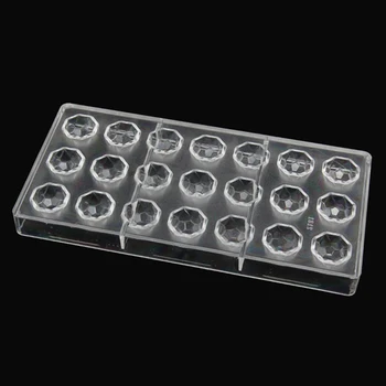 

Chocolate Mold Diamond Shaped Fondant Clear Kitchen Plastic Pastry Tool