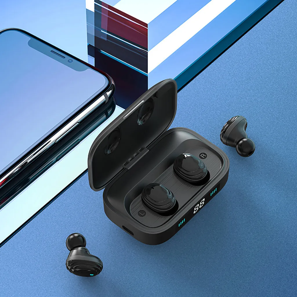 Bluetooth Наушники Bt5.0, Наушники-вкладыши, Беспроводные Наушники, стерео Наушники, Спортивная гарнитура с микрофоном, Беспроводные Наушники