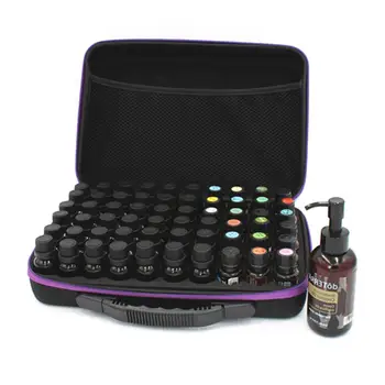 

60 Compartments Essential Oil Storage Bag Portable 10ML 15ML Essential Oil Bottle Organizer Women Perfume Oil Collecting Case