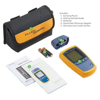 

Test Tester Tool Cable Fluke Networks MicroScanner 2 ms2-100 function