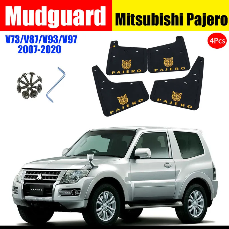 

Auto Fenders For Mitsubishi Pajero V73/V93/V97 mudguards car splash guards mud flaps car mud flaps mud guards in 2007-2018