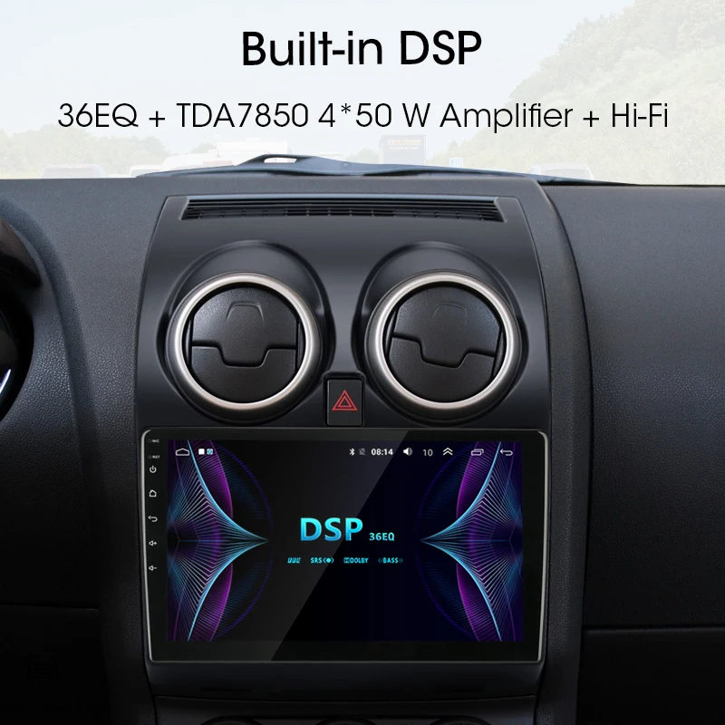Jansite " 2din автомобильный Радио Цифровой плеер сенсорный экран Android 8,1 мультимедийный плеер зеркало-Ссылка Авторадио поддержка резервная камера
