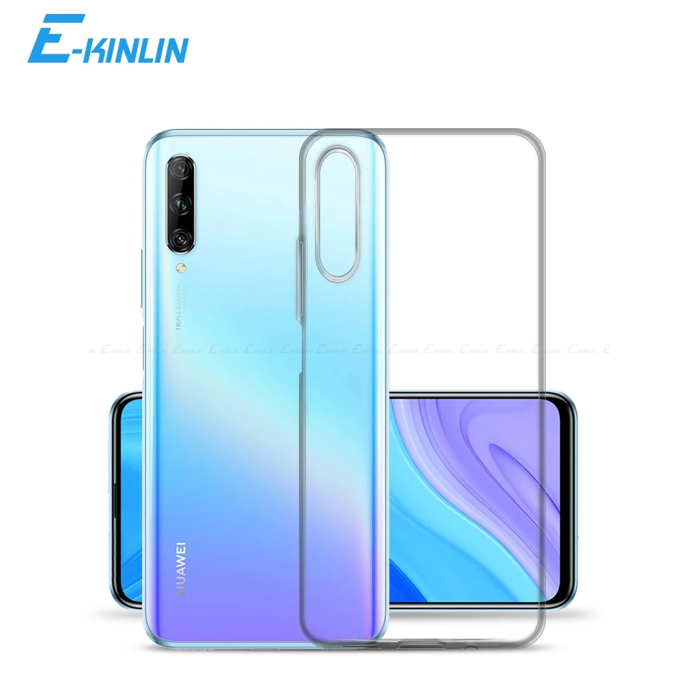 Clear Soft Silicone Back Full Cover For HuaWei Y6s Y7a Y9s Y8p Y7p Y6p Y5p P Smart Z S Plus Pro 2020 2021 Ultra Thin TPU Case