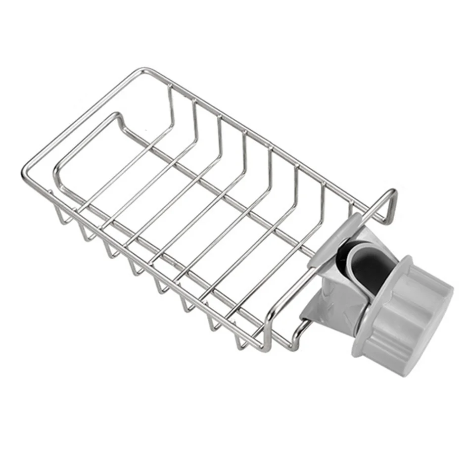 Держатель для губок на кухню щетка органайзер для мыла стеллаж для хранения раковина Caddy губка держатель душевой поддон из нержавеющей стали полка для слива - Цвет: as show