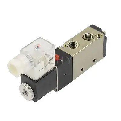 AC 110V 25mA 4.5VA 2 Позиция 5 Путь электромагнитный клапан G1/4"