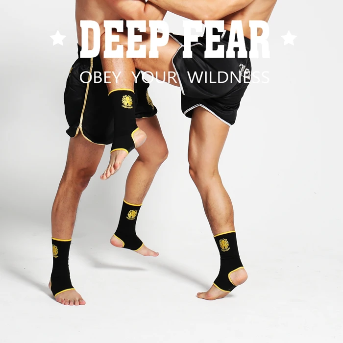 DF muay Thai лодыжки поддержка бесплатно боевой Санда Бокс spats MMA spats боксерское Снаряжение Набор борется обратно для защиты лодыжки