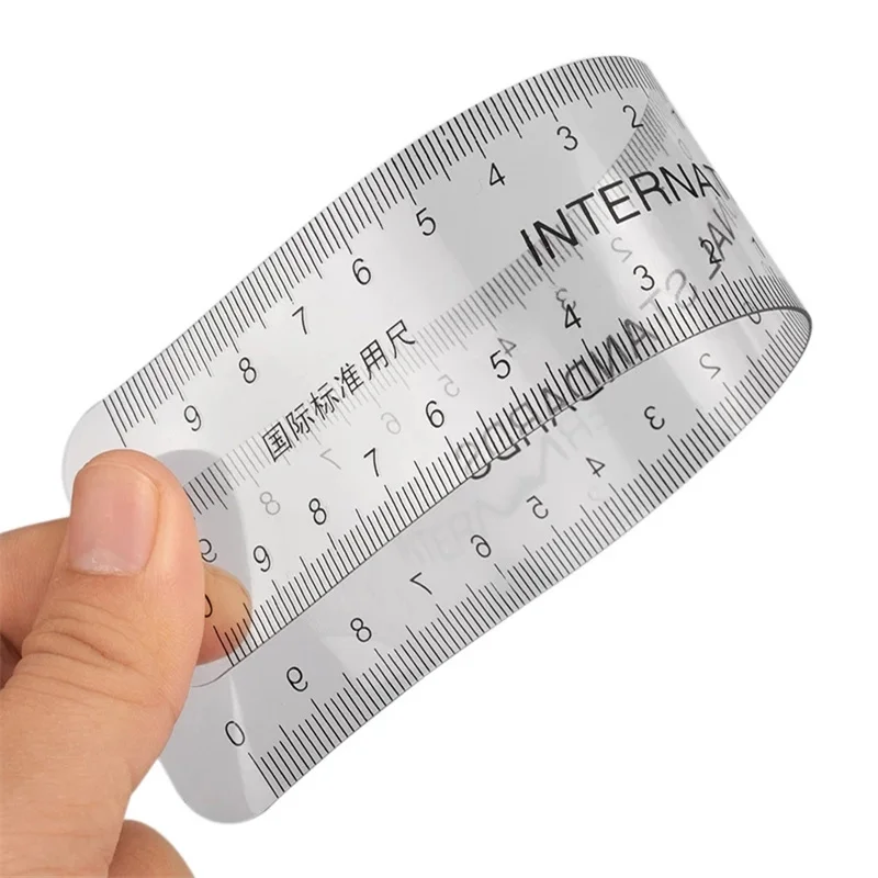 

Universal Brand New 1pc Semi Permanent Makeup Guide Ruler Measure Tools Eyebrow Stencil Template Grooming Brow Shaping Styling