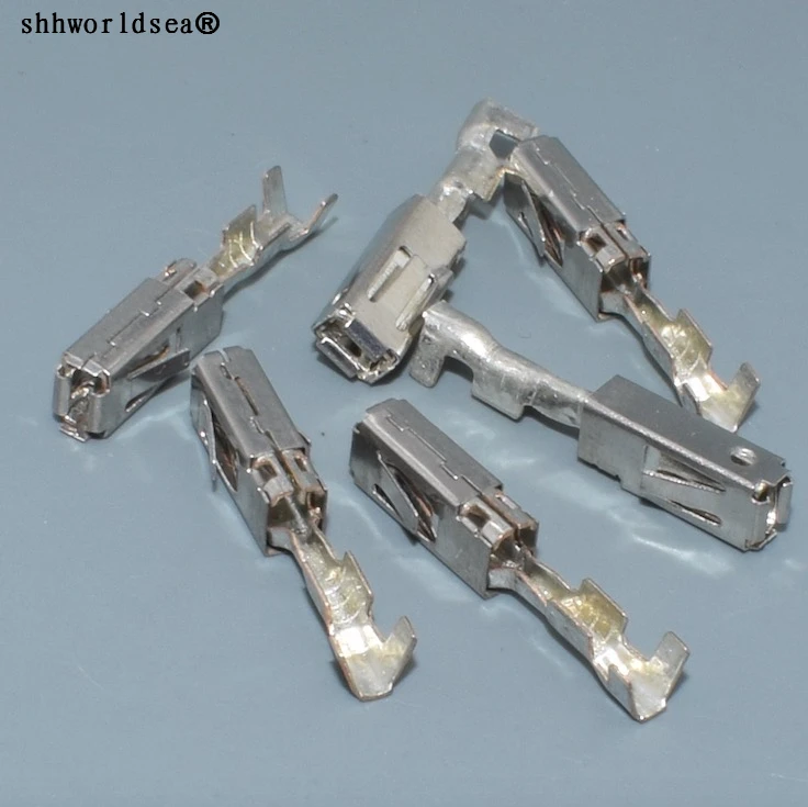 

shhworldsea 2.8mm 3.5mm for 0.35mm2-2.5mm2 Female Crimp terminal for Car,Big J519 car terminals for VW,2.8mm Pin terminal