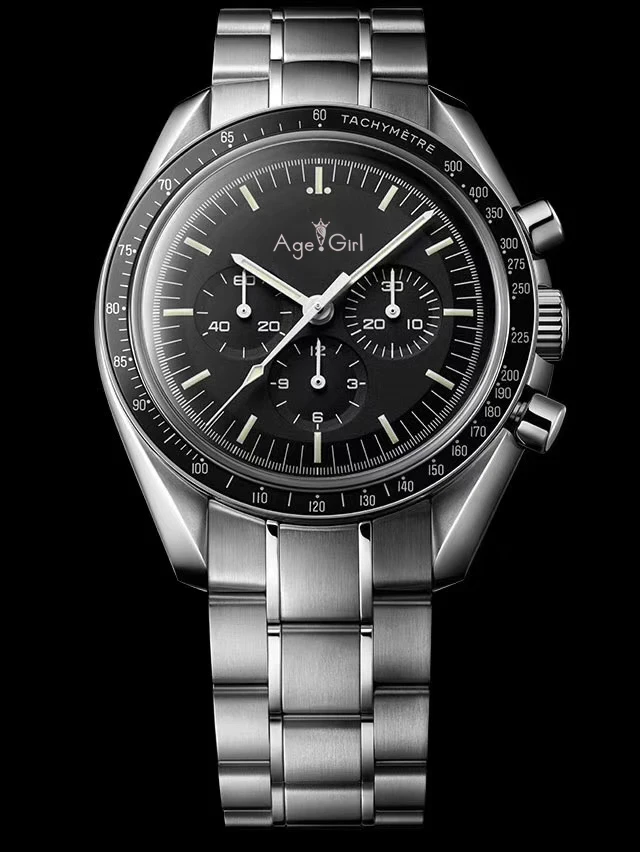 

Famous Brand New Men Automatic Mechanical Speed Racing Luminous Ceramic Sapphire Stainless Steel Black Leather Sport Watches