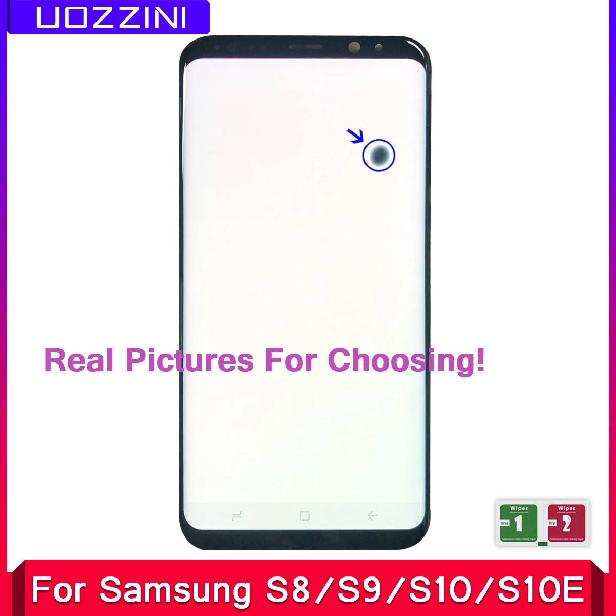 Экран битых пикселей с точками/красная отметка для Samsung Galaxy S8/S8plus/S9/S9plus/S10/S10plus/S10E