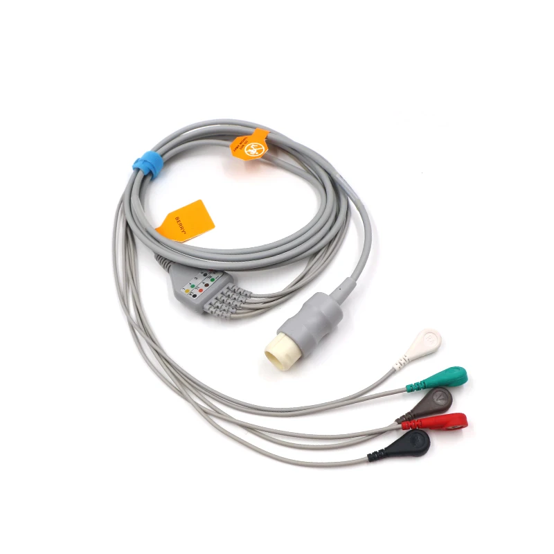 Быстрая! ягода hp ECG кабель 5 свинец