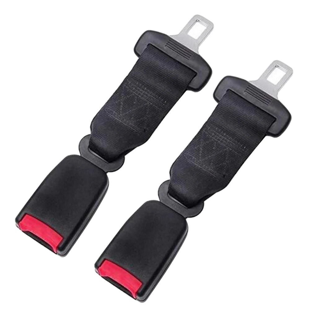 2Pcs Seat Belts Buckles Universal Car Auto Safety Seat Belt Extender Extension Buckle Clip Strap for Interior Accessorie